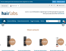 Tablet Screenshot of hairlabs.nl